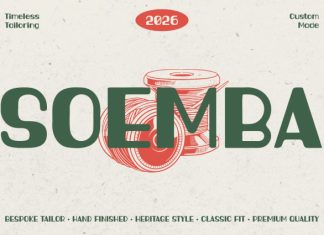 SOEMBA Font preview image 1