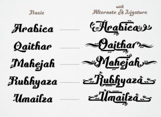 Sakyena – Modern Islamic Font preview image 3