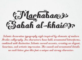 Sakyena – Modern Islamic Font preview image 2