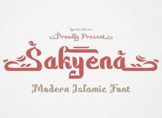 Sakyena – Modern Islamic Font preview image 1