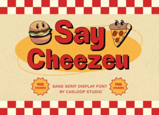Say Cheezeu Display Sans Font preview image 1
