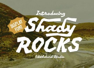 Shady Rocks Handcrafted Display Font preview image 1