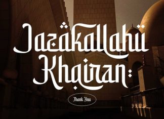 Shamirah – Arabic Style Display Font preview image 2