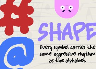 Shape Font preview image 3