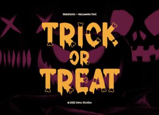 Skeletonic Bone Halloween Font preview image 2