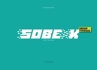 Sobek – Dynamic Torn Display Font preview image 1