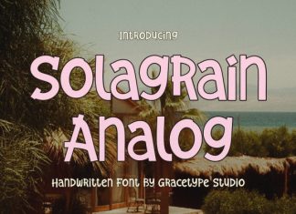 Solagrain Analog Handwritten Font preview image 1