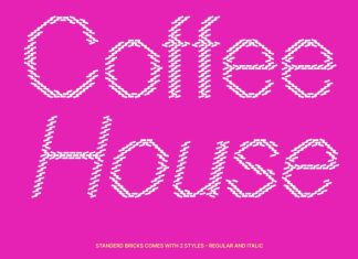 Standerd Bricks Font preview image 2
