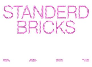 Standerd Bricks Font preview image 1