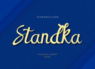 Standka Handwritten Font preview image 1