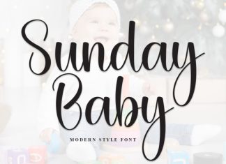 Sunday Baby Font preview image 1