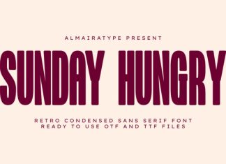 Sunday Hungry Font preview image 1