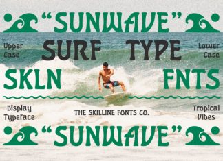 Sunwave Font preview image 3
