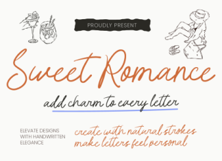 Sweet Romance Font preview image 1