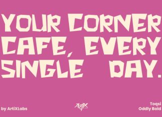 TOQSI Bold Quirky Geometric Typeface Font preview image 3