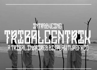 TRIBALCENTRIK Font preview image 1