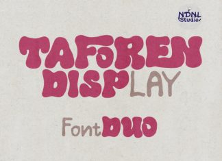 Taforen – Retro Font Duo preview image 1