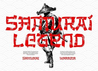 The Last Shuriken – Rough Version Font preview image 3