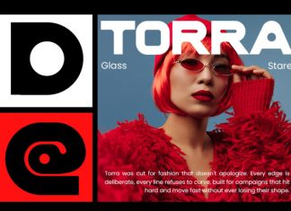 Torra – Bold Digital Display Font preview image 2