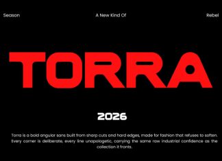 Torra – Bold Digital Display Font preview image 1