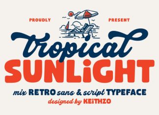 Tropical Sunlight – Mix Retro Font preview image 1