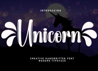 Unicorn Font preview image 1