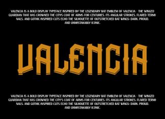 Valencia Font preview image 2