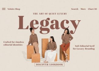 Veloire – A Soft Editorial Serif for Luxury Branding Font preview image 3