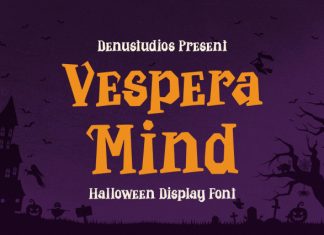 Vespera Mind Halloween Display Font preview image 1