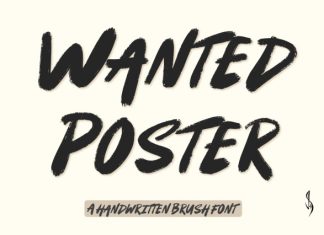 Wanted Poster Font preview image 1