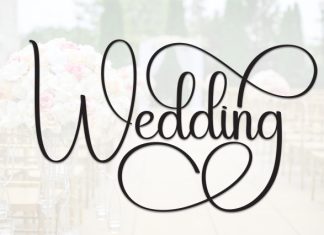 Wedding Font preview image 1