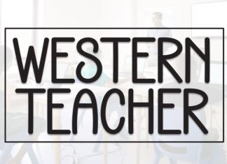 Western Teacher Font preview image 1