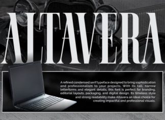 Altavera Font preview image 2