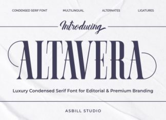 Altavera Font preview image 1