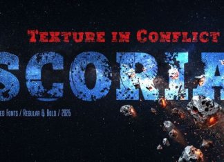 Scoria Caps Font preview image 1