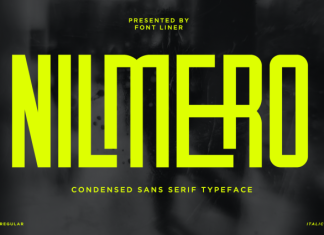 Nilmero Font preview image 1