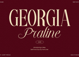 Georgia Praline Font preview image 1