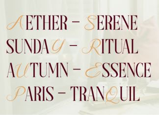 Georgia Praline Font preview image 3