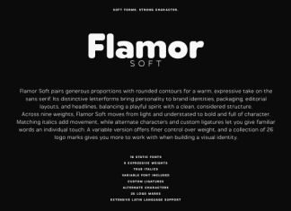 Flamor Soft Font preview image 2