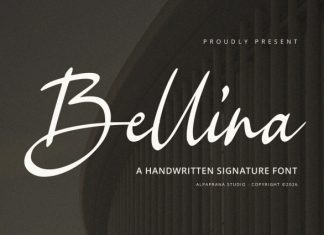 Bellina – Handwritten Font preview image 1
