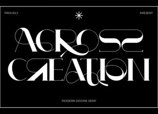 ACROSS CREATION FONT preview image 1