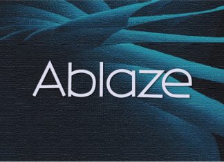 Ablaze HS Font preview image 1