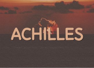 Achilles HS Font preview image 1