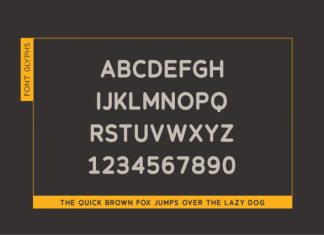 Advercost Font preview image 2