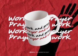 Afilora – Handwritten script Font preview image 3