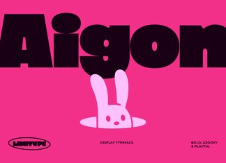Aigon – Bold Display Font preview image 1