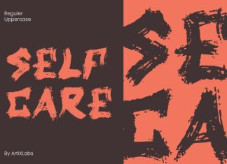 Airu Blash Brush Rough Font preview image 2