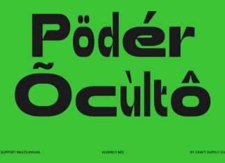 Aldercy Mix Font preview image 3