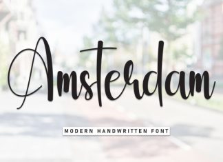 Amsterdam Font preview image 1