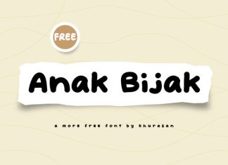 Anak Bijak Font preview image 1